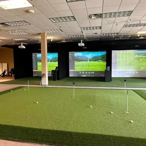 Indoor golf simulator turf Upstate Turf Co